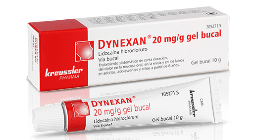 Packshot: Dynexan gel bucal con envase